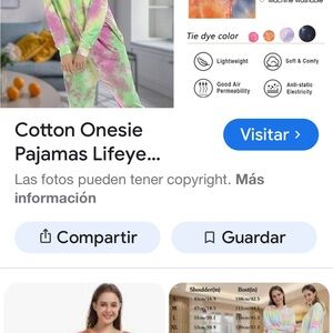 Vibrant Tie-Dye Cotton Onesie Pajamas